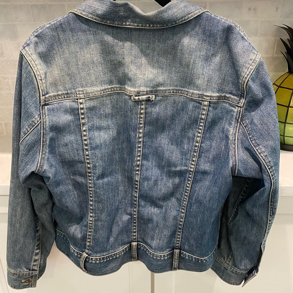 J.Jill Petite Large Denim Jacket - Picture 2 of 7